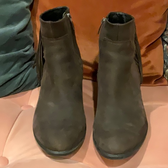 Ecco fringed bootie sz 41 Us 10 - Picture 6 of 9